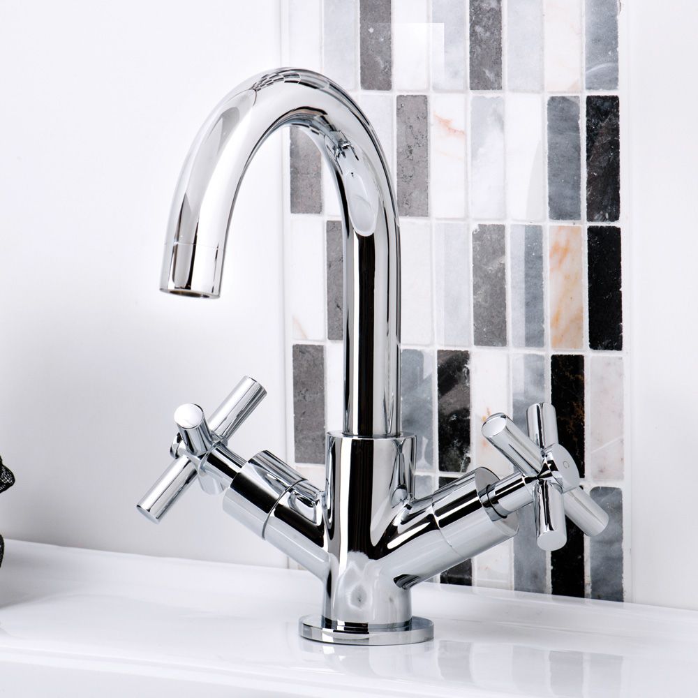 Aquabro DUNE Monobloc Bathroom Basin Mixer Tap
