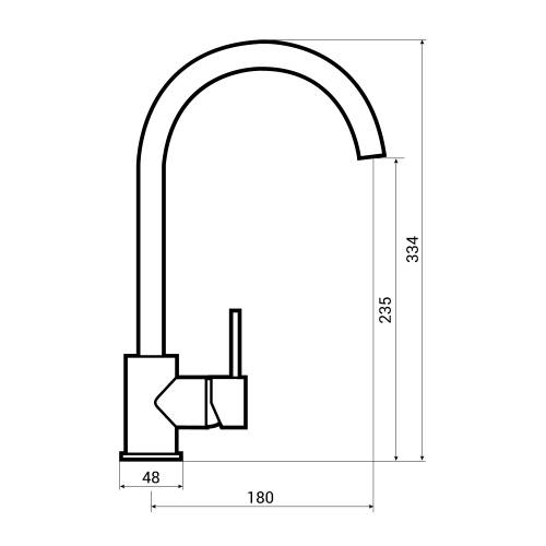 Bluci Compatto WRAS Approved Kitchen Tap