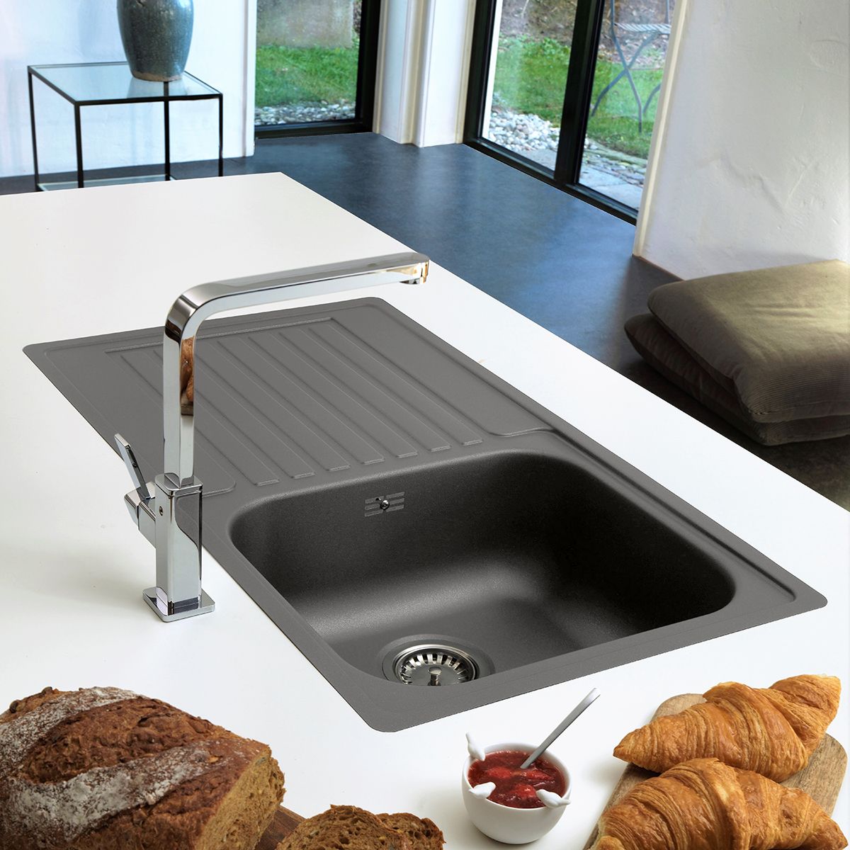 Reginox RegiColor CENTURIO Single Bowl Kitchen Sink