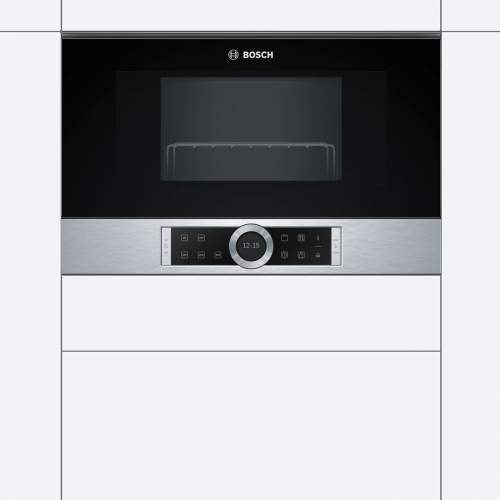Bosch Serie 8 BEL634GS1B 39cm BuiltIn Microwave Oven with Grill