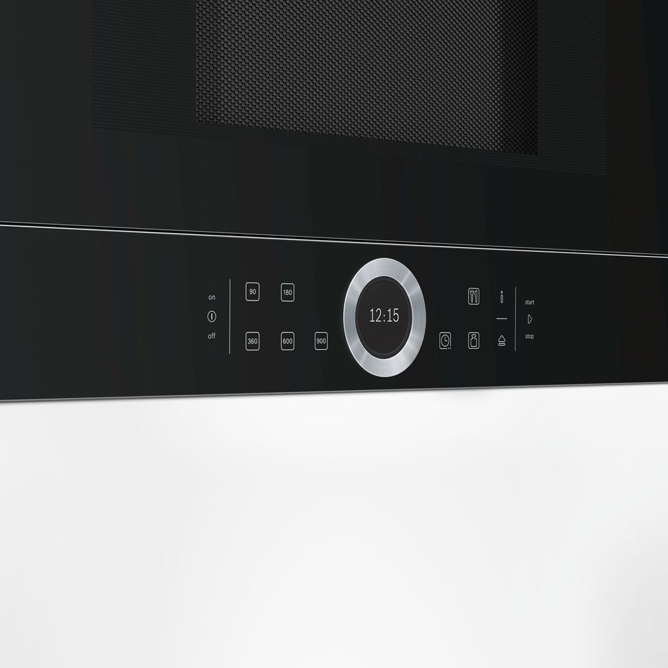 Bosch Serie 8 BFL634GB1B 39cm Black BuiltIn Microwave Oven Sinks