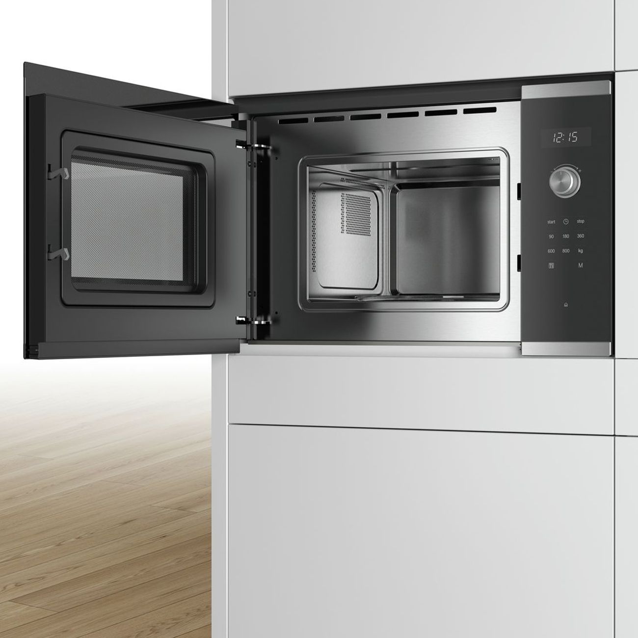 Bosch Serie 6 BFL524MS0B 38cm Stainless Steel BuiltIn Microwave Oven