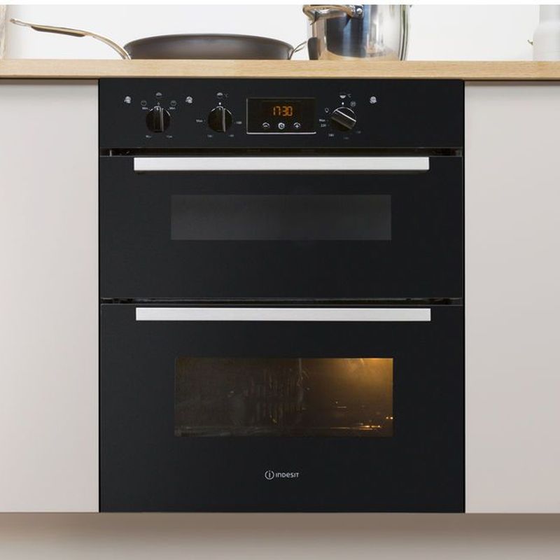 Indesit Aria IDU 6340 BL Black Electric Builtunder Oven