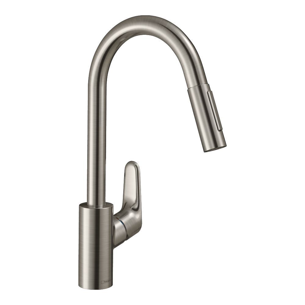 Hansgrohe Focus M41 Single lever kitchen mixer 240 with pull out spray