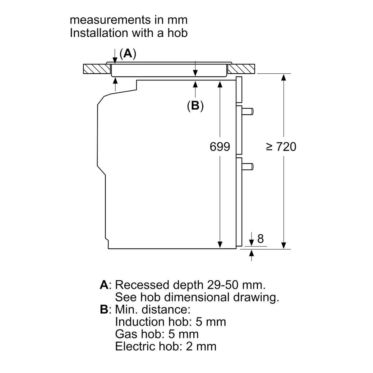 Bosch Serie 4 NBS533BS0B Stainless Steel Built Under Double Electric