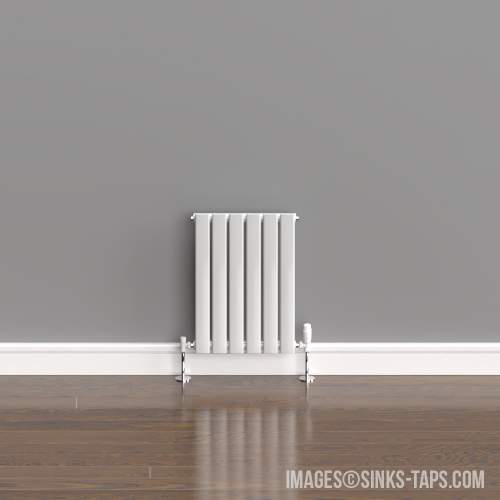 Kartell KRad Boston Single White Horizontal Radiator 600mm x 420mm