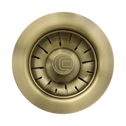 Caple Antique Brass 90mm Basket Strainer Waste