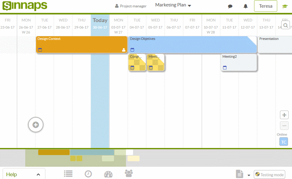 What is Project's Critical Path? Sinnaps Cloud Project