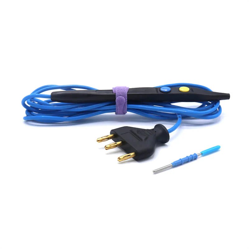Reusable ESU Electrosurgical Pencil with Cutting & Coagulation Functio