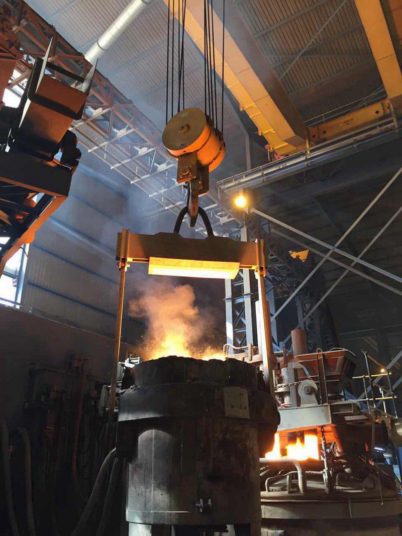 Double Girder Ladle Handling Cranes Steel Making Double Girder Ladle