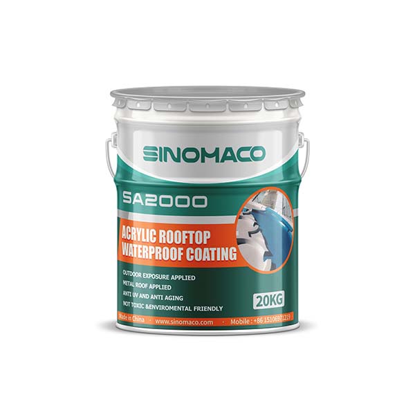 Acrylic Waterproofing Rubber Coating Sichuan Sinomaco Materials