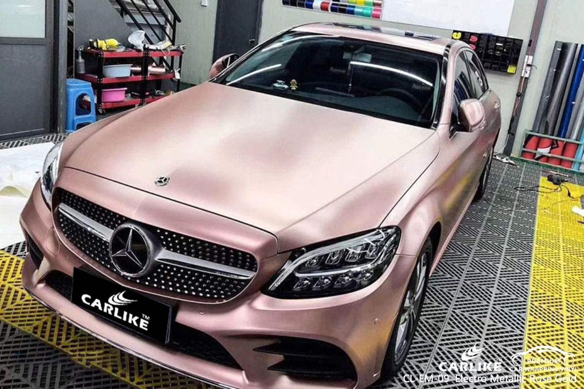 CLEM09 Electro Metallic Rose Gold auto wrap my car vinyl