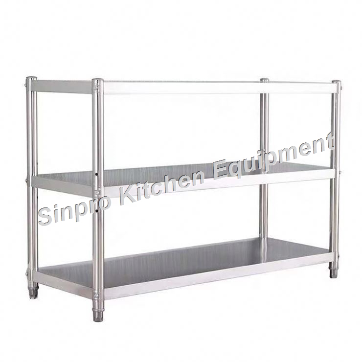Assemble High Quality Three Layer Stainless Steel Kitchen Rack Shelf