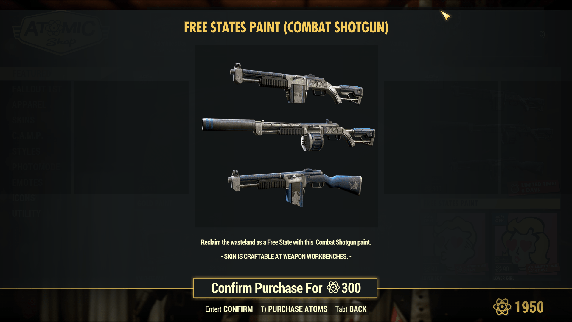 Atom Shop Update Feb 11, 2020 Fallout 76 Hope, Not Worry