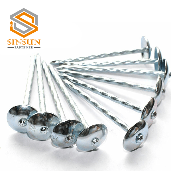 Wholesale Umbrella Head Roofing Nail for Corrugated roofing sheets screwfix Manufacturer and