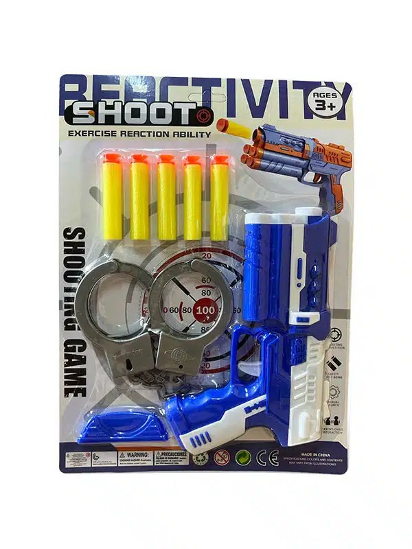 Kids Outdoor/Indoor Foam Suction Bullet Toy Blasters Sin Tat Toys