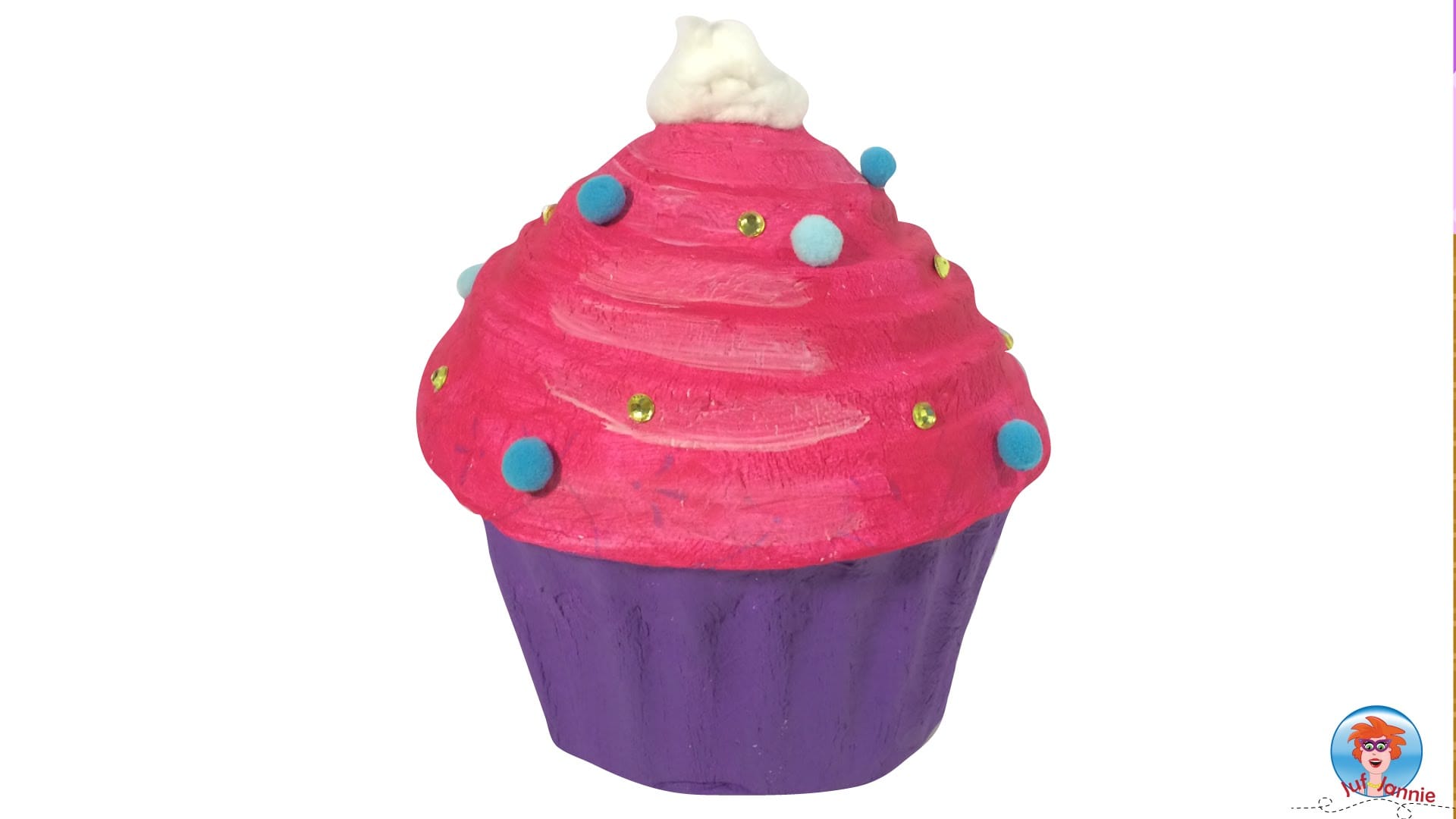 Surprise maken Papiermaché taart knutselen Sinterklaasbios