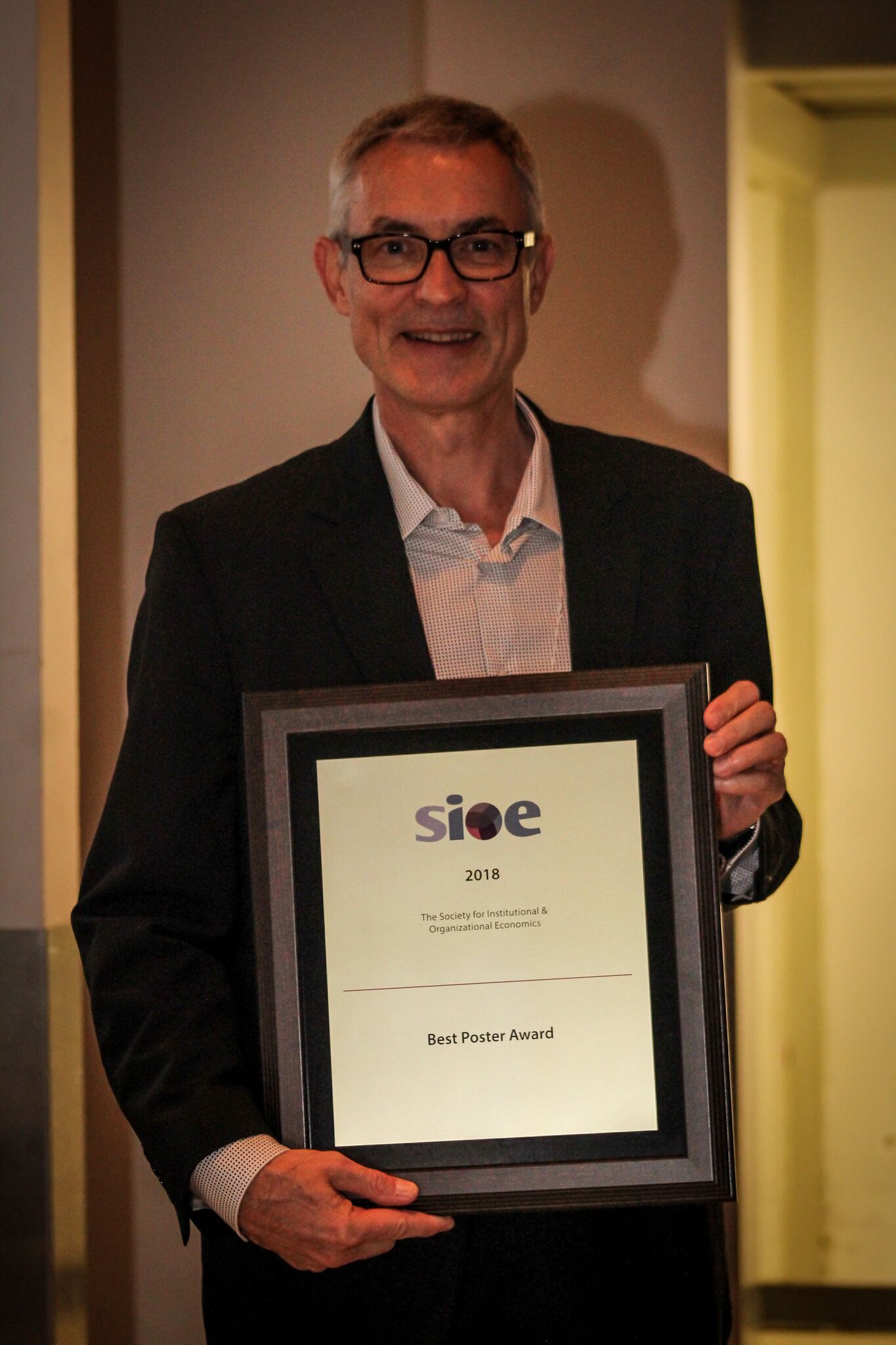 Best Poster Award for Work Comparing Nonprofit and Forprofit Firms SIOE