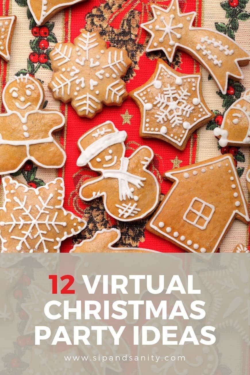 12 Festive Ideas for a Virtual Christmas Party • Sip + Sanity