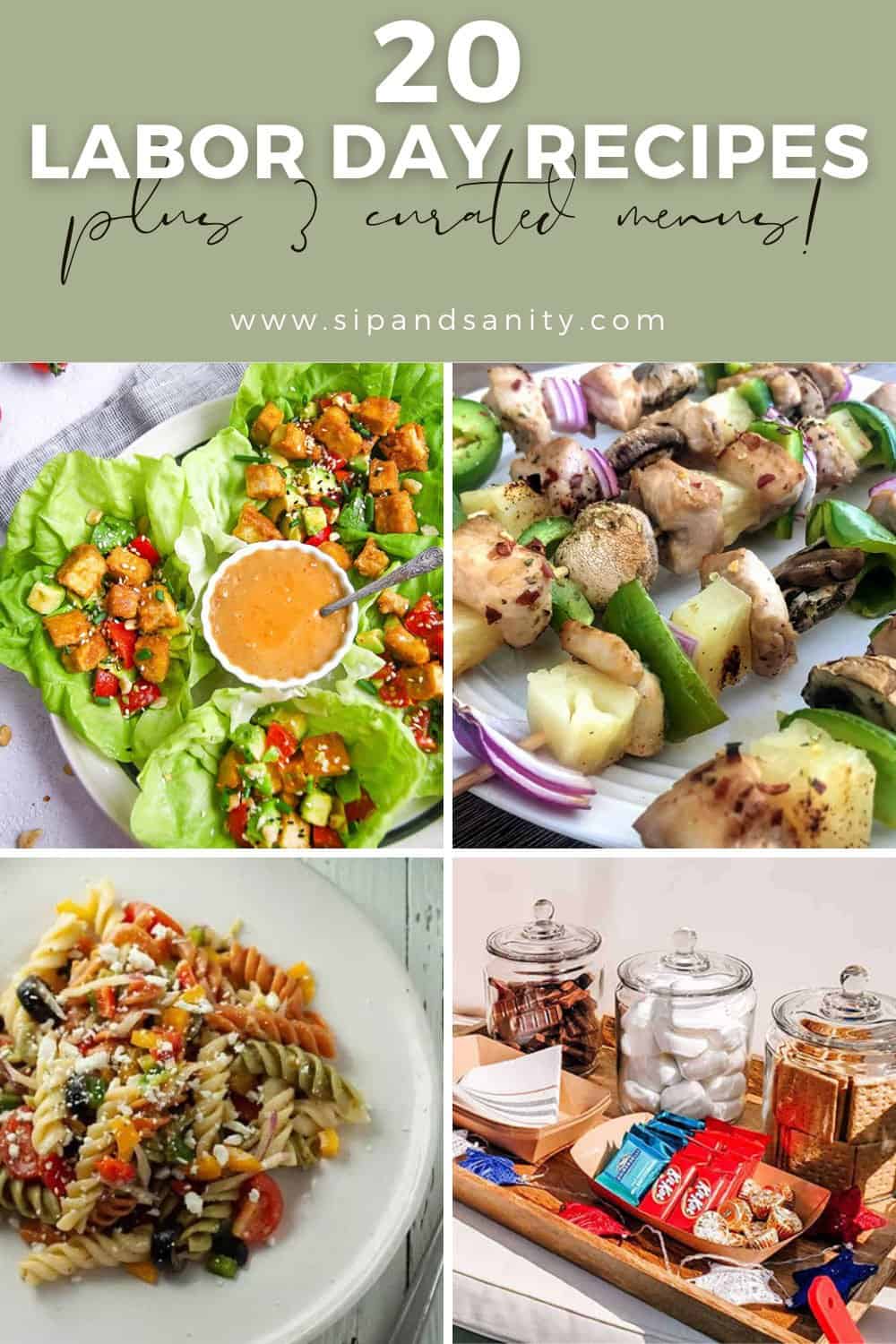 Labor Day Recipes + Menu Ideas • Sip + Sanity • Recipes