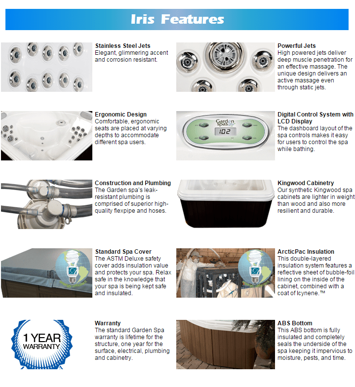 Garden Spas Iris Staten Island Pool & Spa