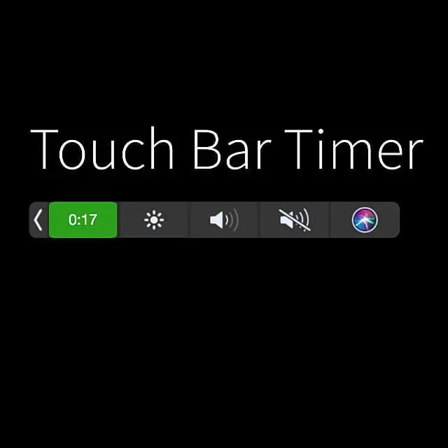 Touch Bar Timer Stoppuhr für Apple MacBook Pro