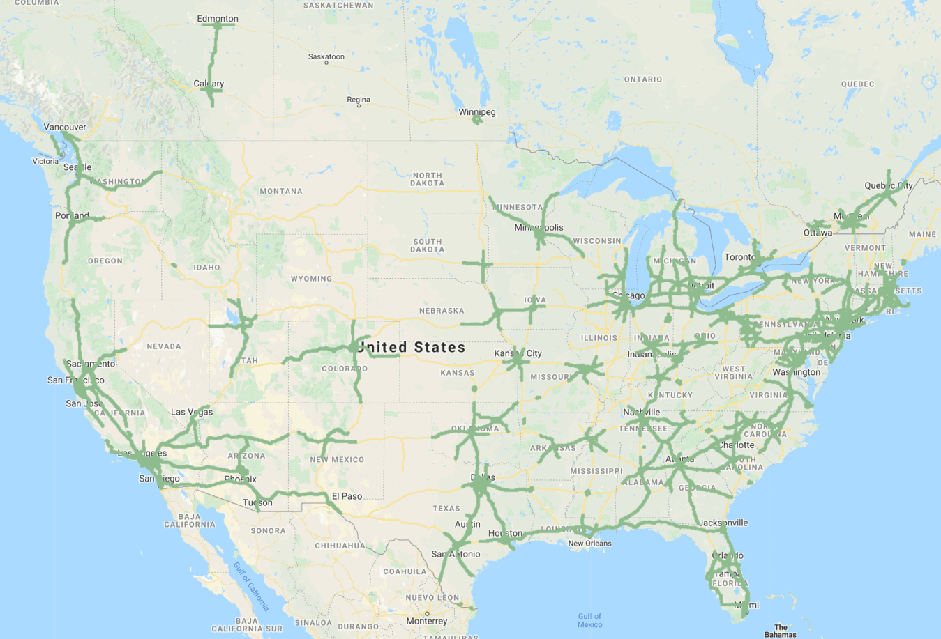 SiriusXM Traffic and Travel Services: Coverage | SiriusXM Canada