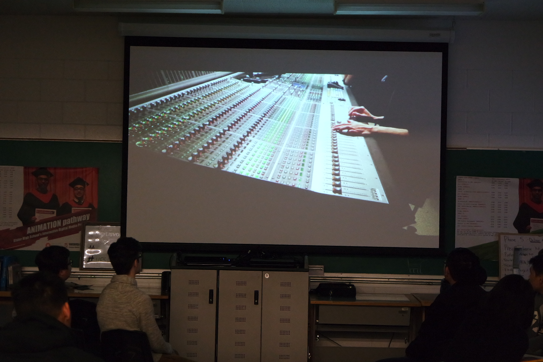 Learning about Sound Design and Career Paths with VFS' Shane Rees Sisler High School's CREATE