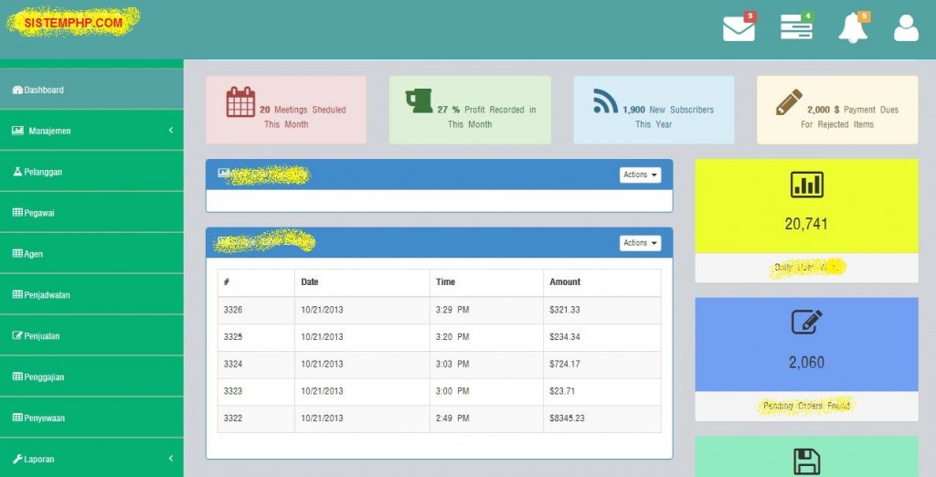 Aplikasi Sistem Informasi Tour & Travel Script Source