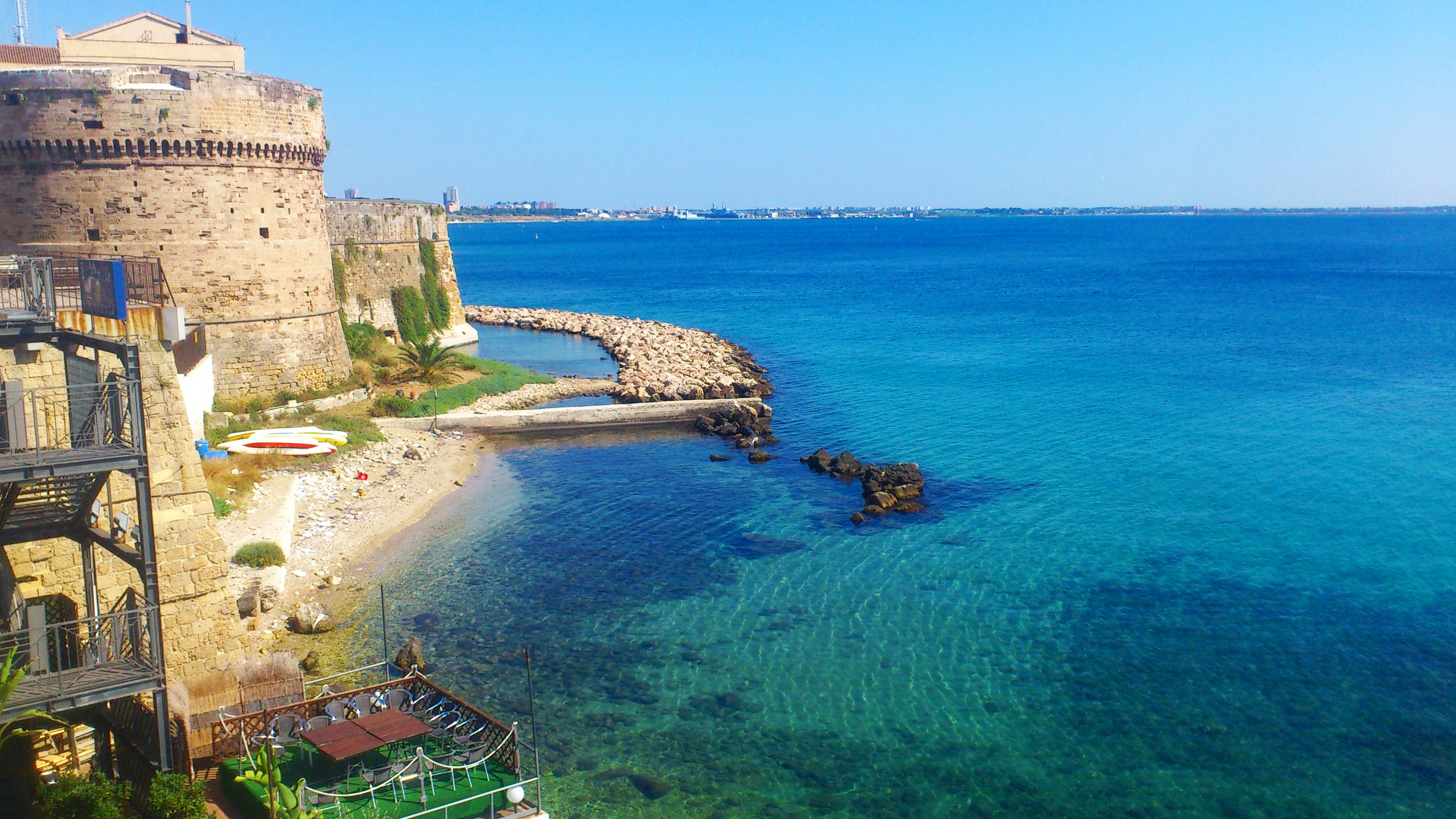 Taranto Italy Il Castello Aragonese, Aragonese Castle in Taranto