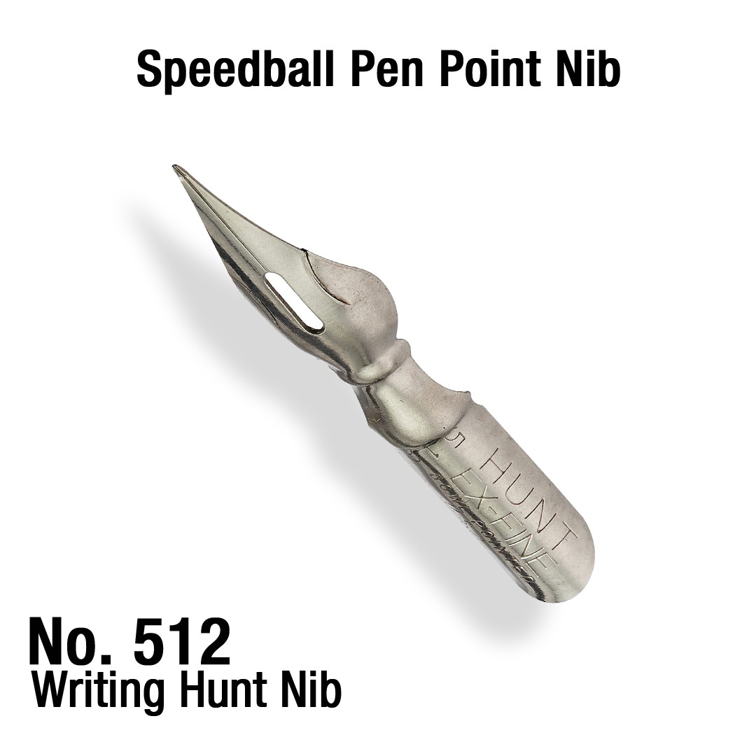 Speedball Pen Point Nib No. 512 Writing Hunt Nib Sitaram Stationers