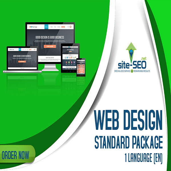 Web Design Standard Package1 Language (EN) Site SEO