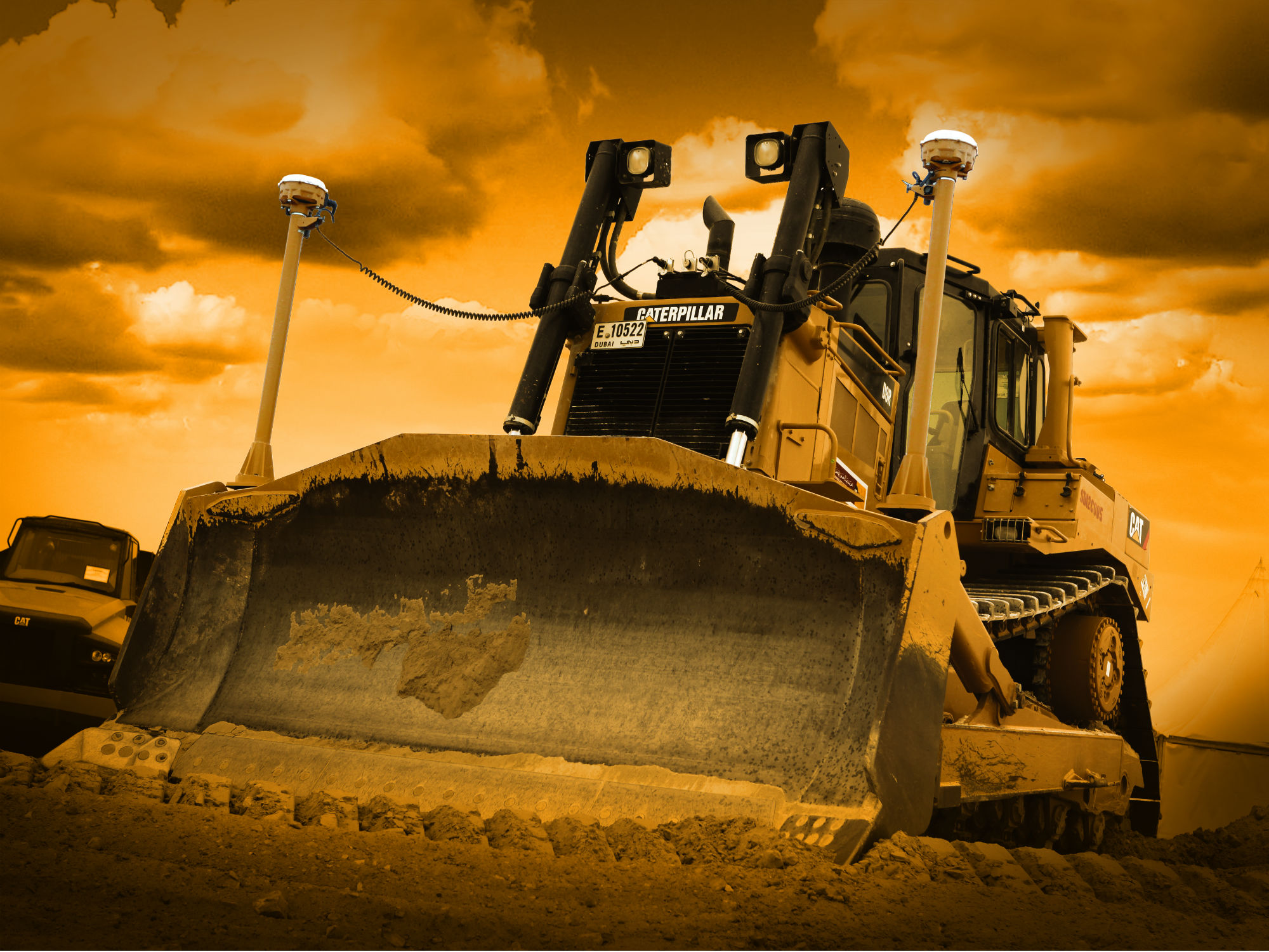 Machine Control 3D Dozer orange SITECH