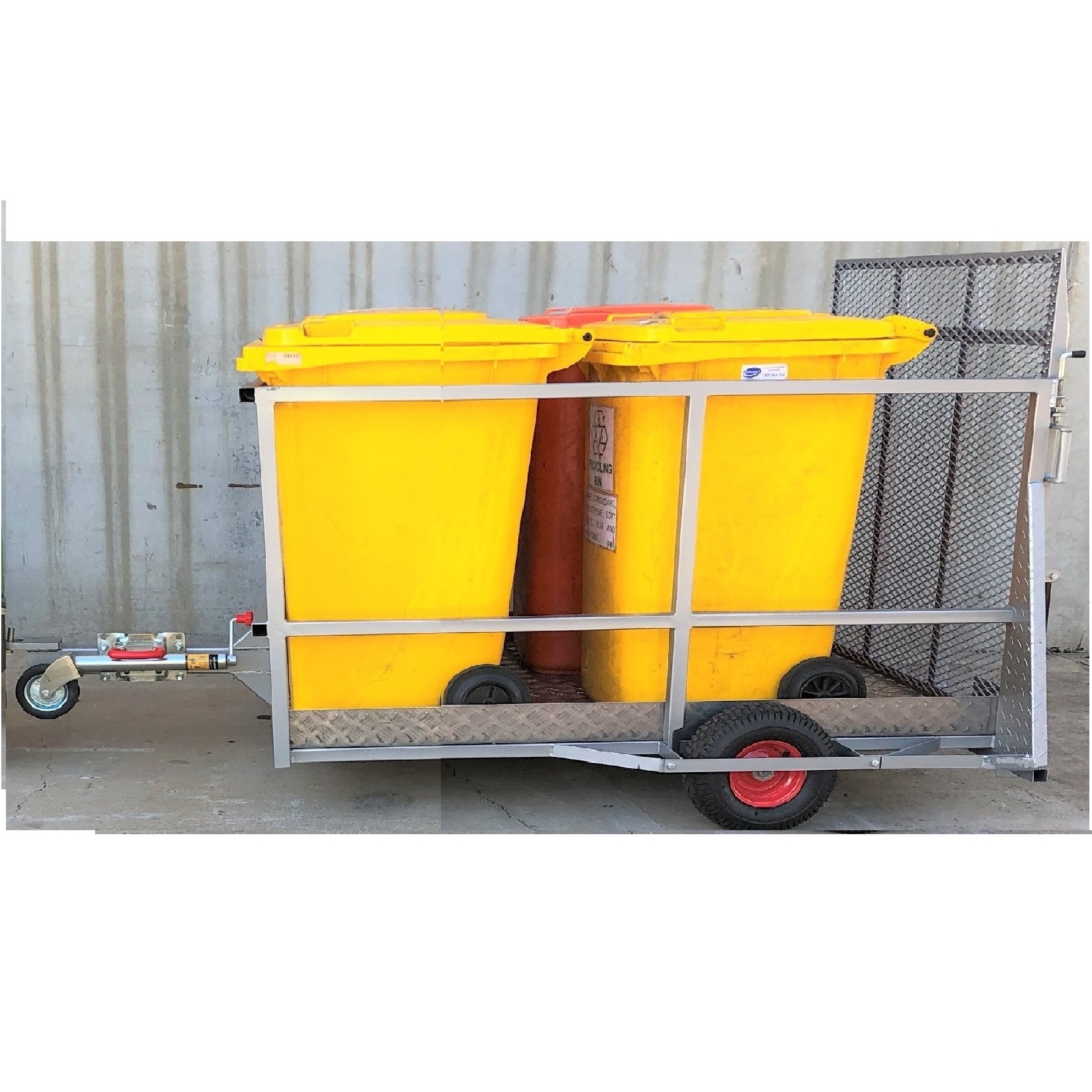 Wheelie Bin Trailers Sitecraft Materials Handling Equipment