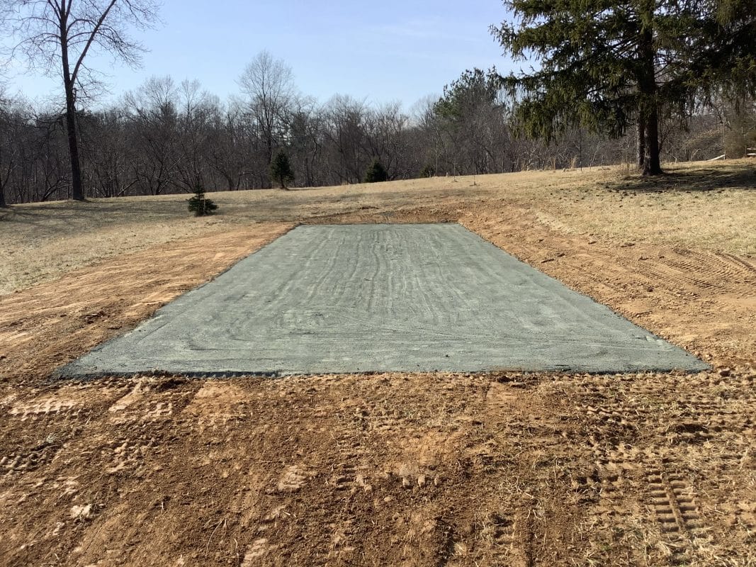 Pamela F. Horse Barn Foundation in Dayton, MD Site Preparations, LLC