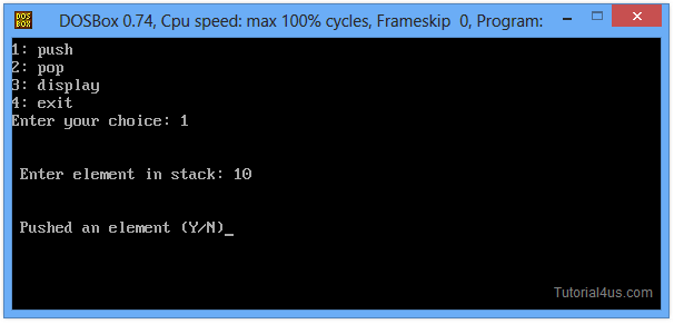 Stack Example in C++ Stack Program in C++ Data Structure in C++