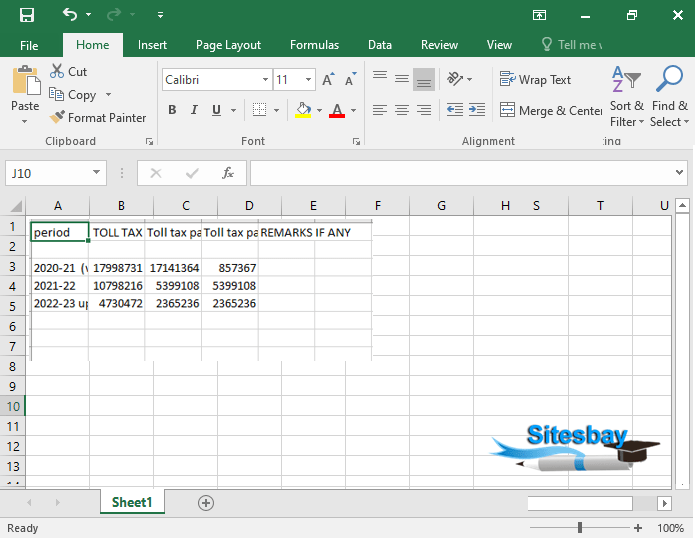 Import or Upload Text File in Excel in Excel