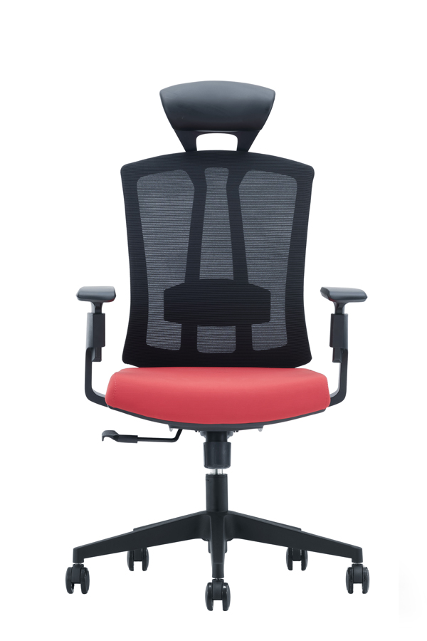 Office chair with leather headrest factory and manufacturers SitZone