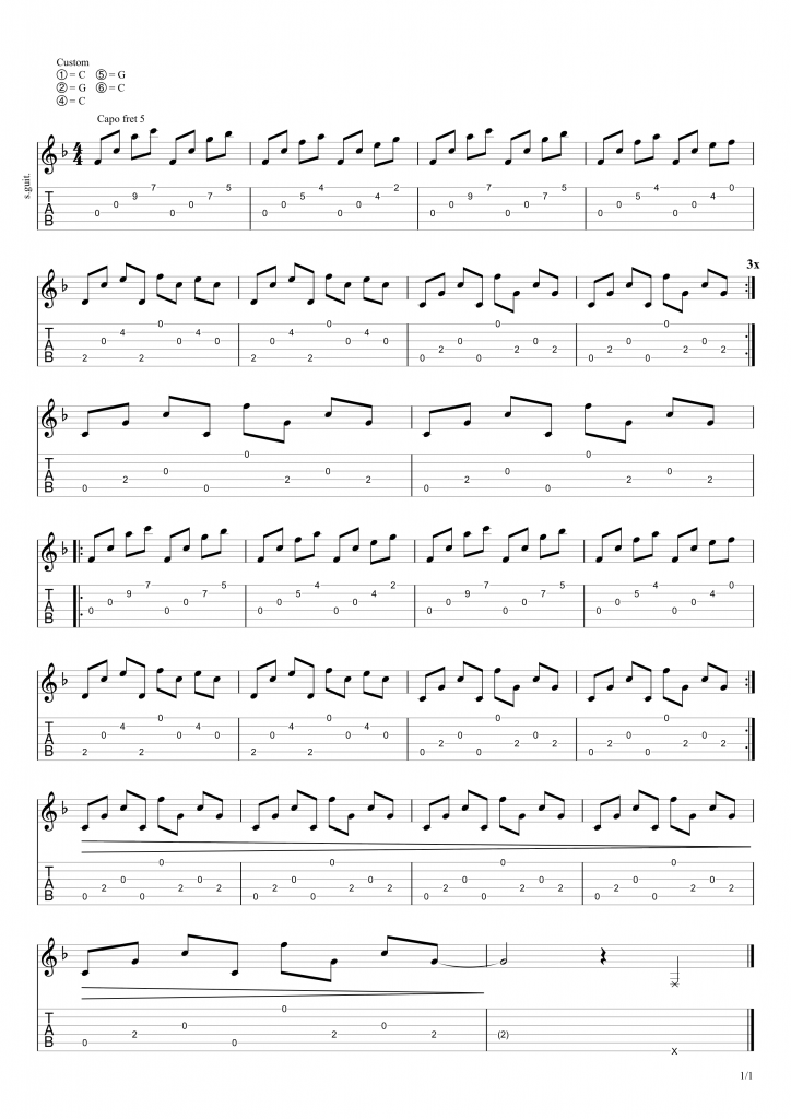 How to Play Old Pine by Ben Howard on Guitar (Fingerstyle Lesson)