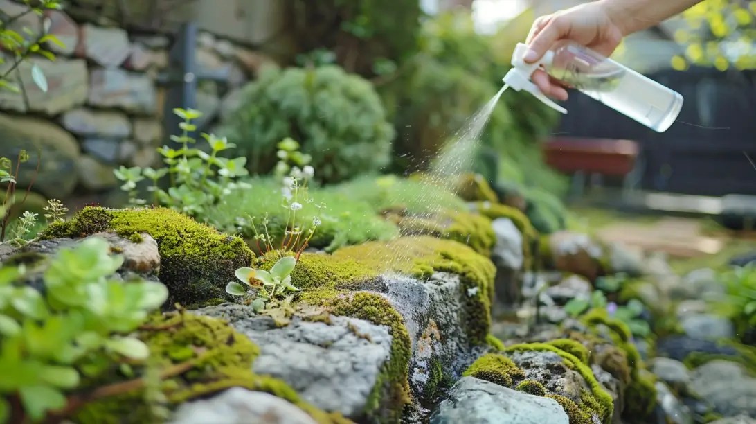 How I Clean Algae Off Landscape Rocks (without scrubbing) (Answered by