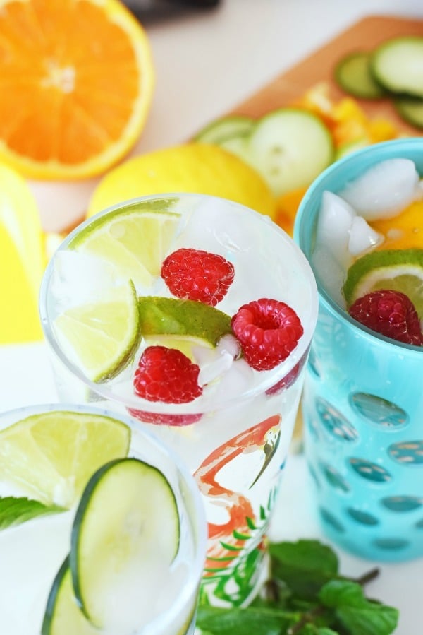5 of the Prettiest Fruit Water Ideas Ever