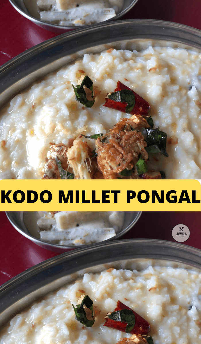 How to make Kodo Millet Pongal வரகு அரிசி பொங்கல் Millet Recipes