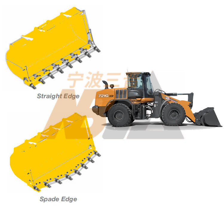 CASE WHEEL LOADER PinOn Rock Bucket ⋆ NBSJ