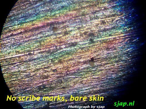 Scribe marks on lapjoints, extra information. 7372/3/4/500