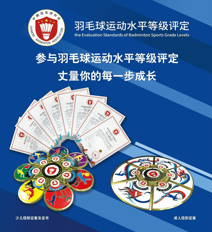 023年10月中国羽协羽毛球评定等级测试报名"