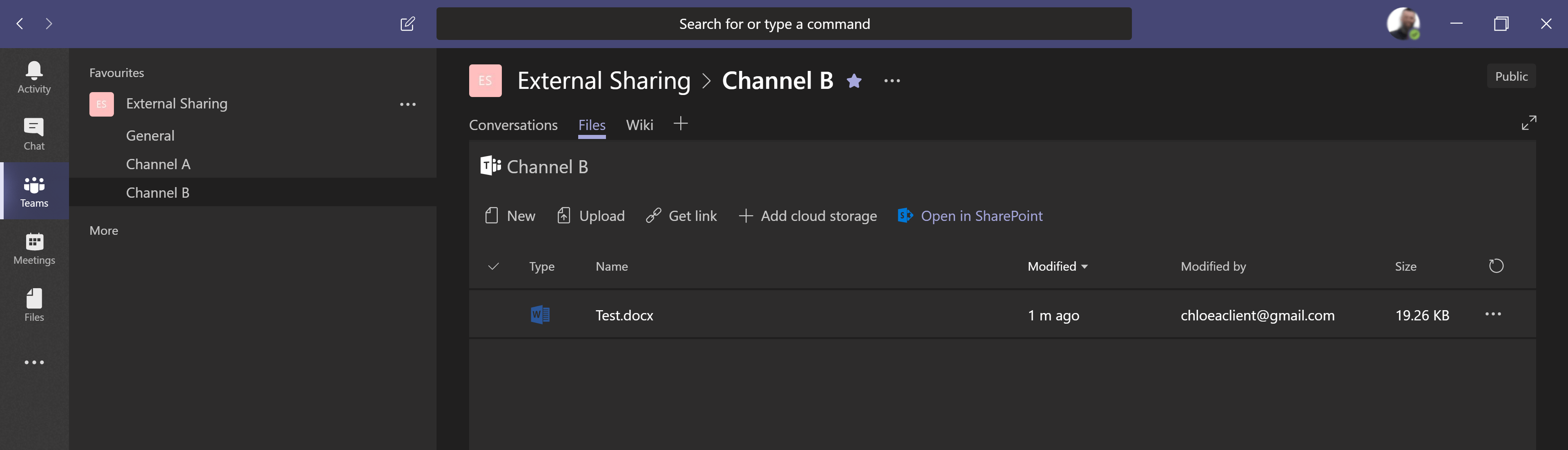Microsoft Teams External Sharing Of Files Folders S J Lewis