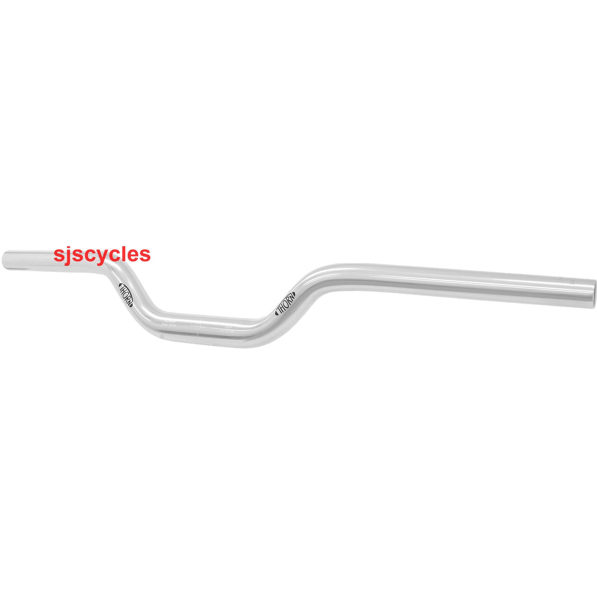 Lenker NITTO SWEPT BACK 25.4MM SILVER BICYCLE HANDLEBAR