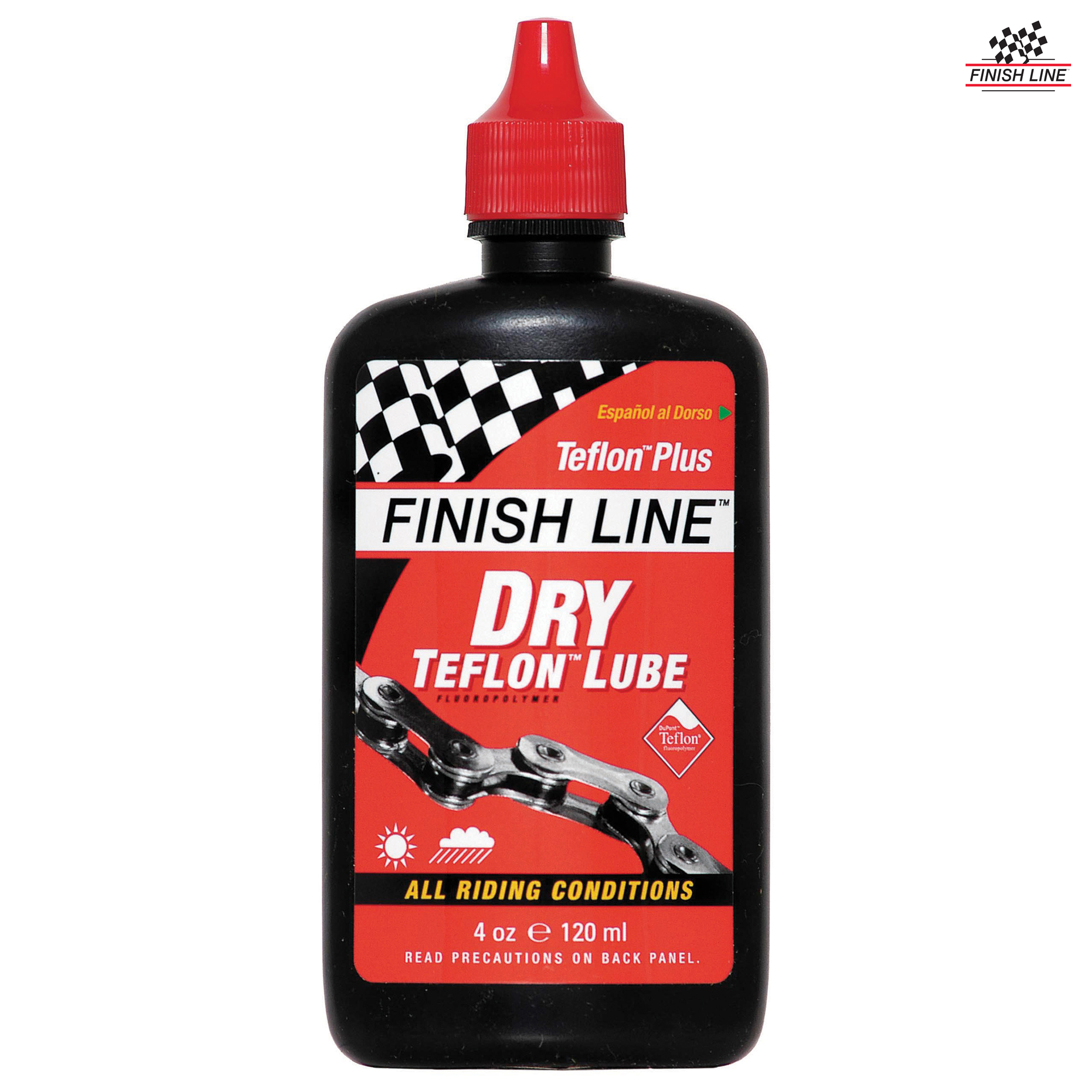 Finish Line Teflon Plus Dry lube 4oz Bottle