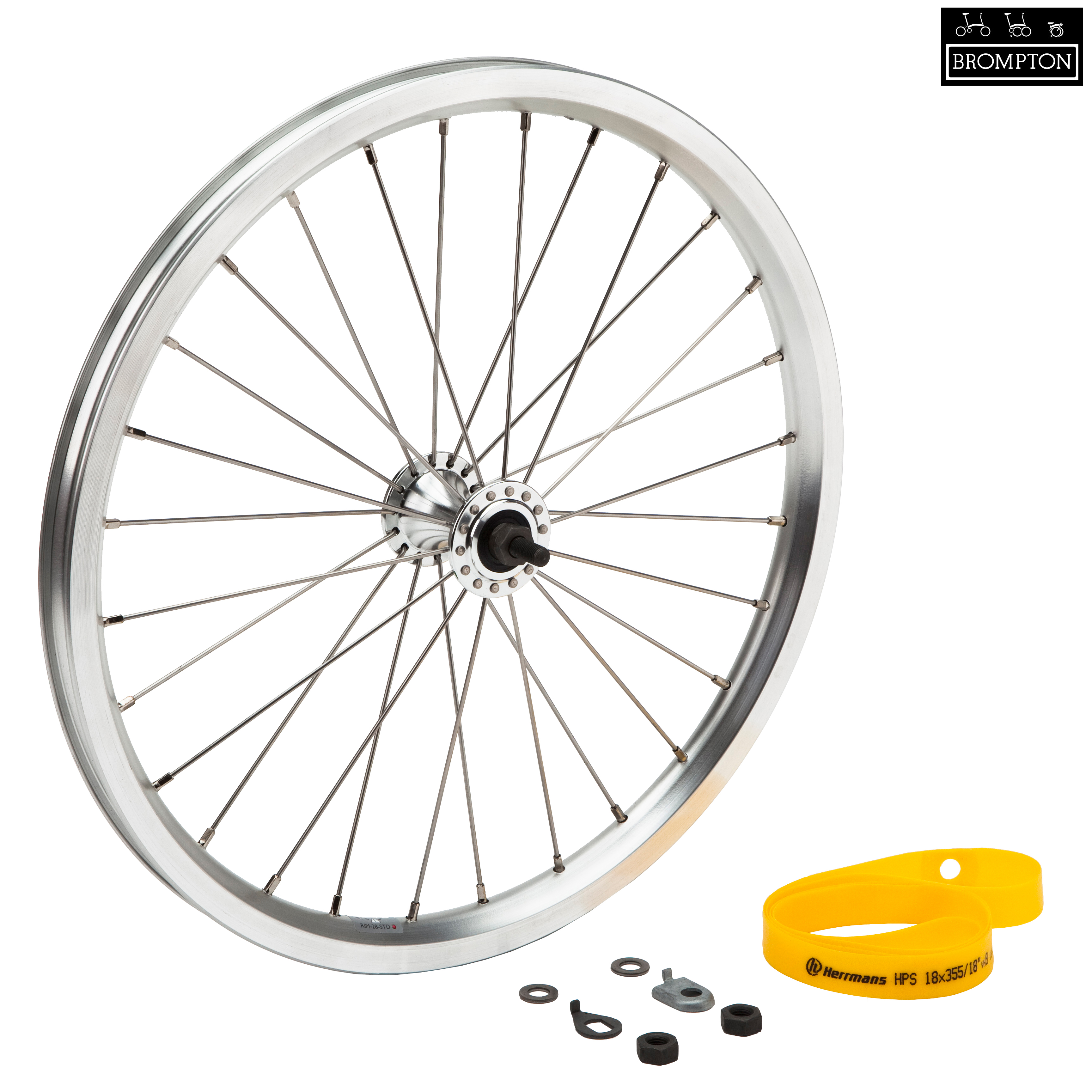 Brompton Standard Front Wheel 16 349