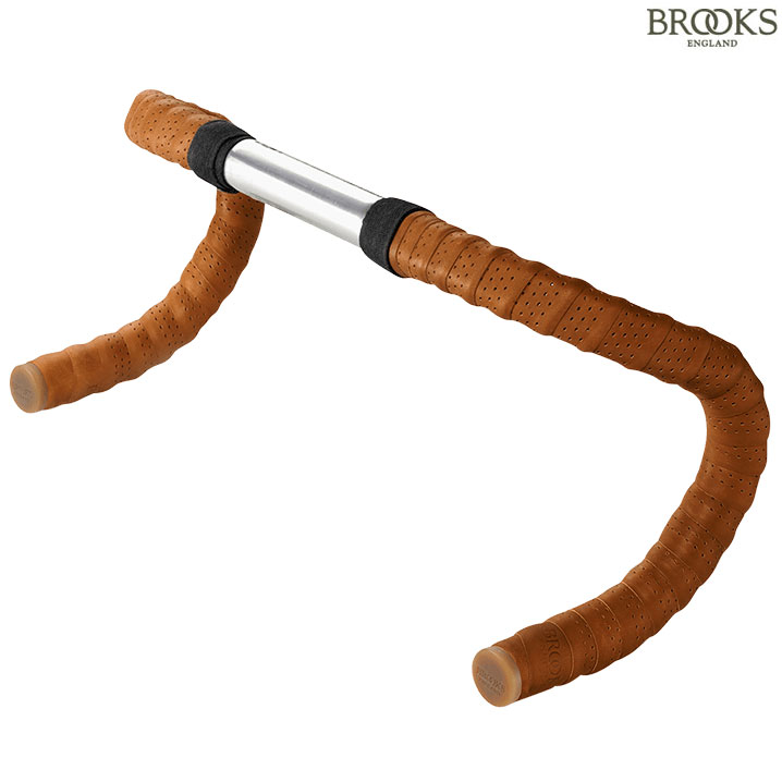 Brooks Leather Bar Tape Rubber Plugs Honey